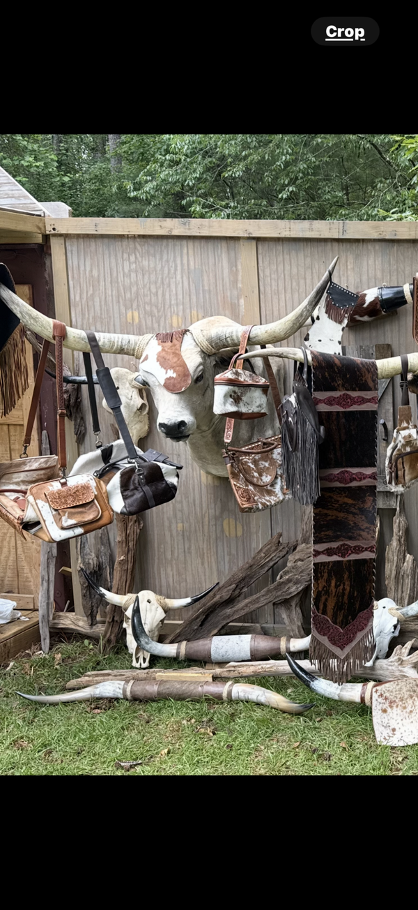 Cow Hides and cow hide products horns and mounts for decor