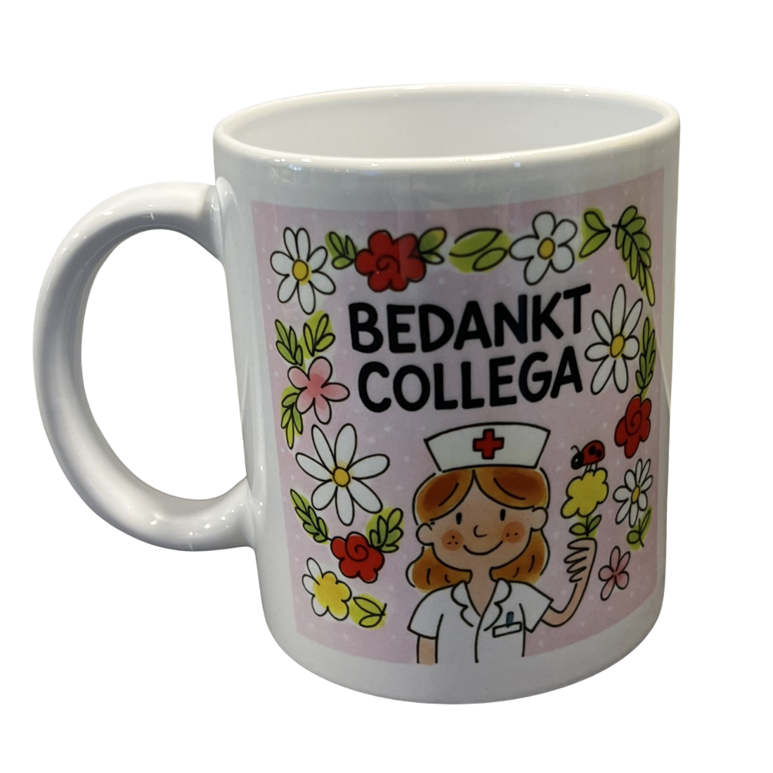 Beker: bedankt collega