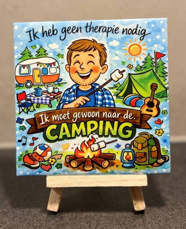 camping man