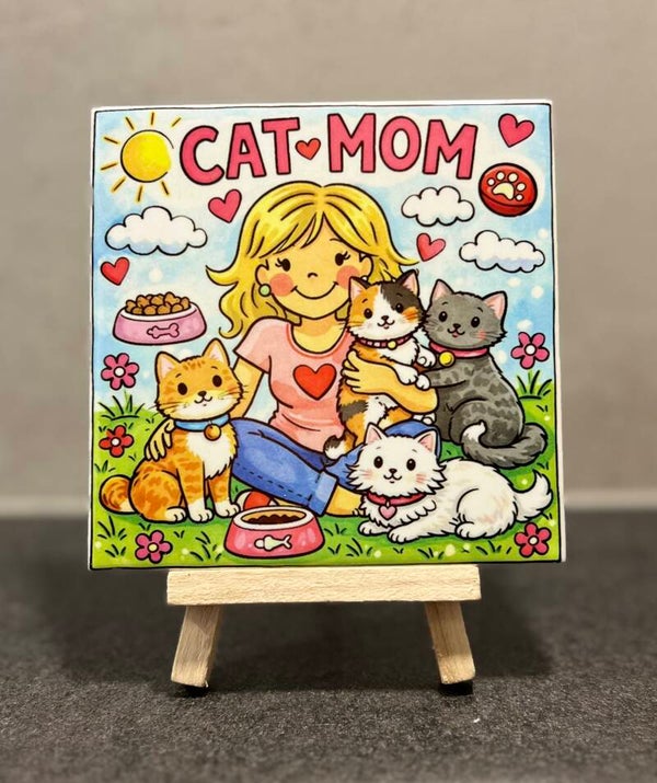 Cat mom