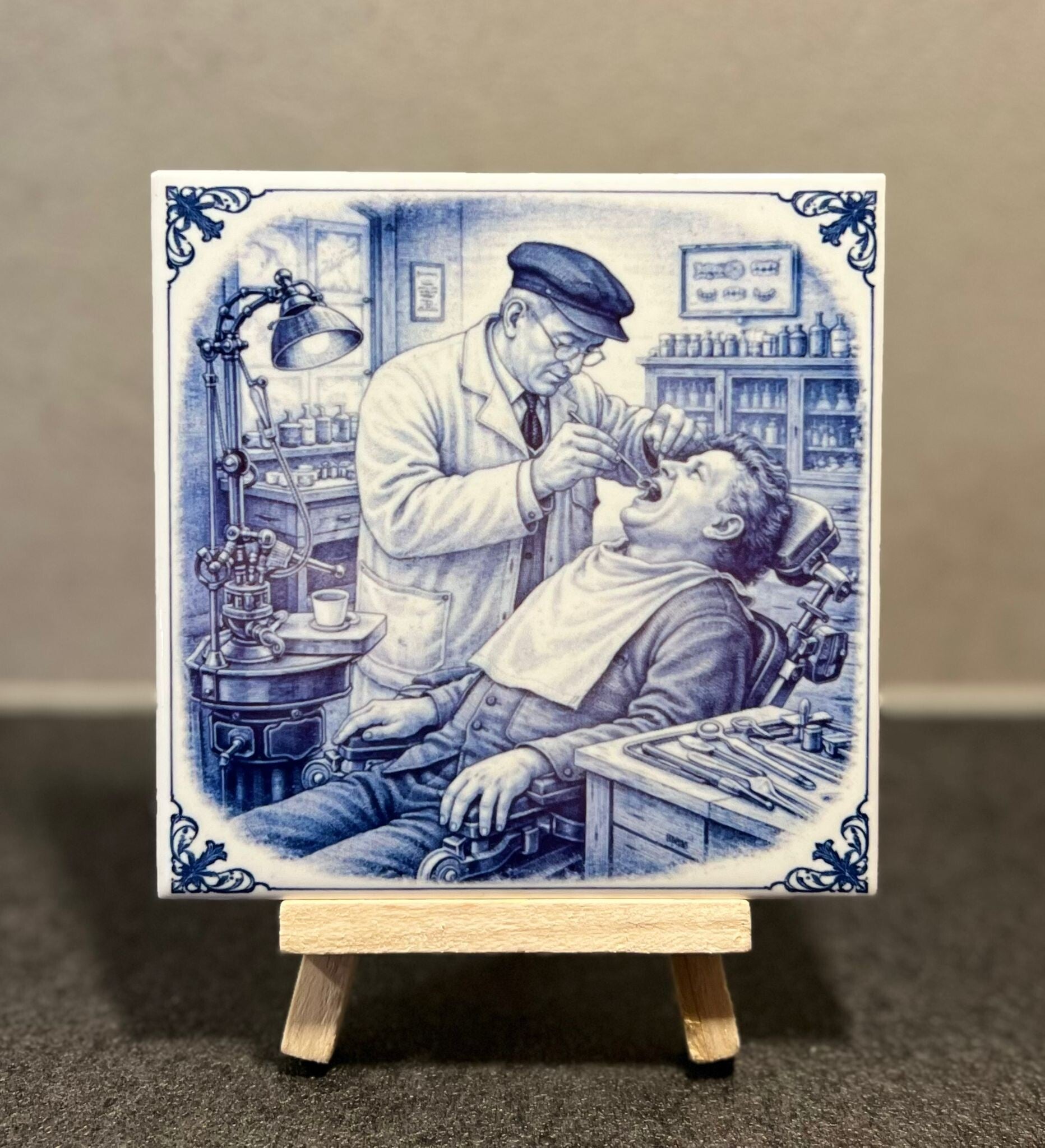 Tandarts Delfts blauw