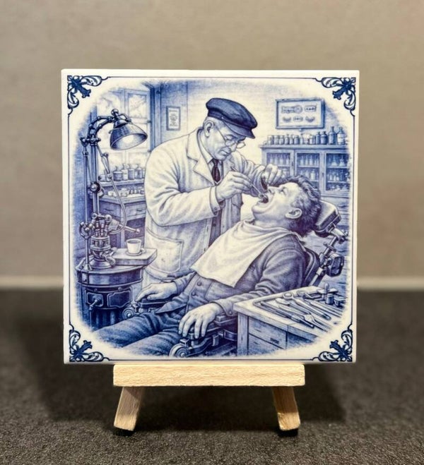 Tandarts Delfts blauw