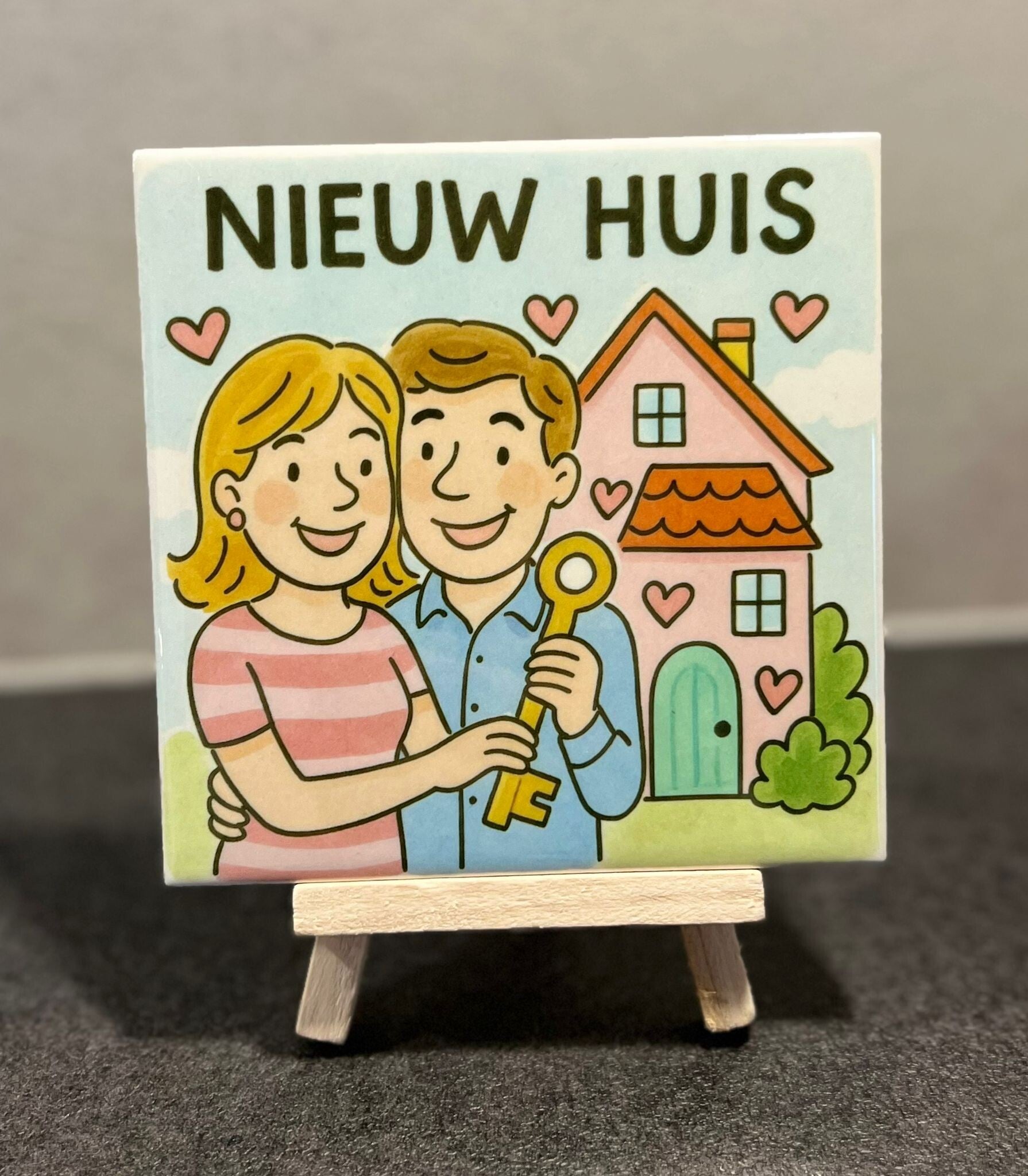 Nieuw huis man + vrouw
