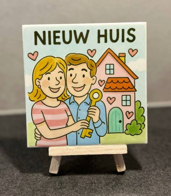 Nieuw huis man + vrouw