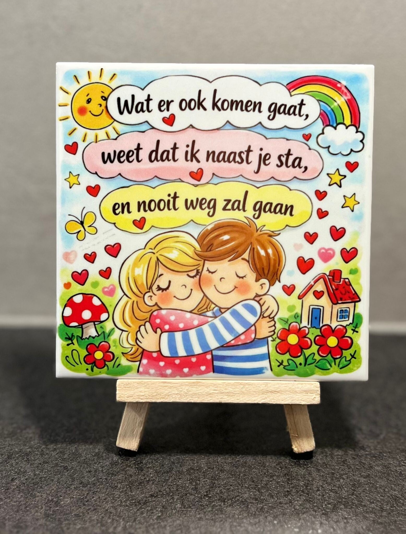 Wat er ook komen gaat, ik sta naast je