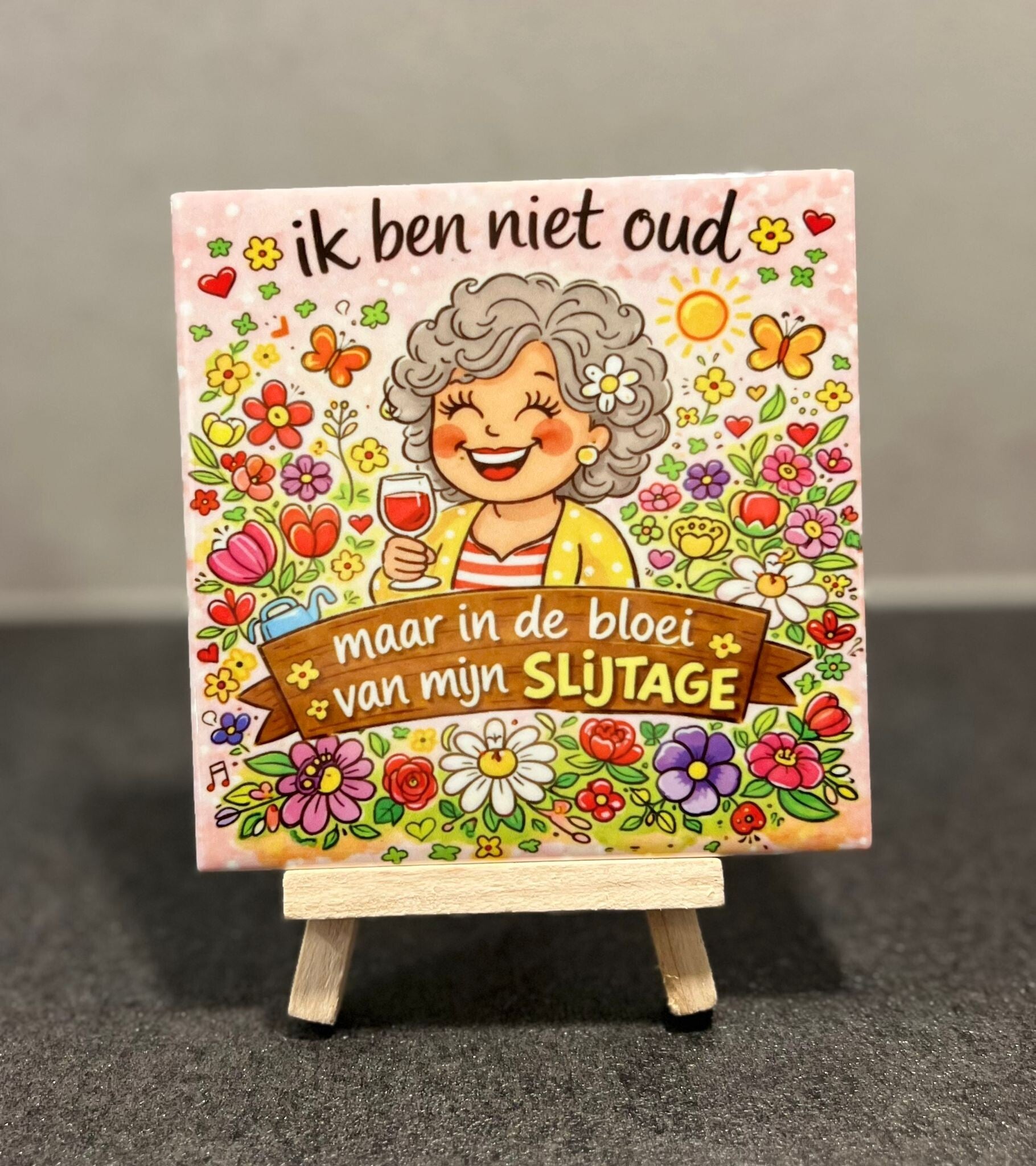 In de bloei van mijn slijtage vrouw