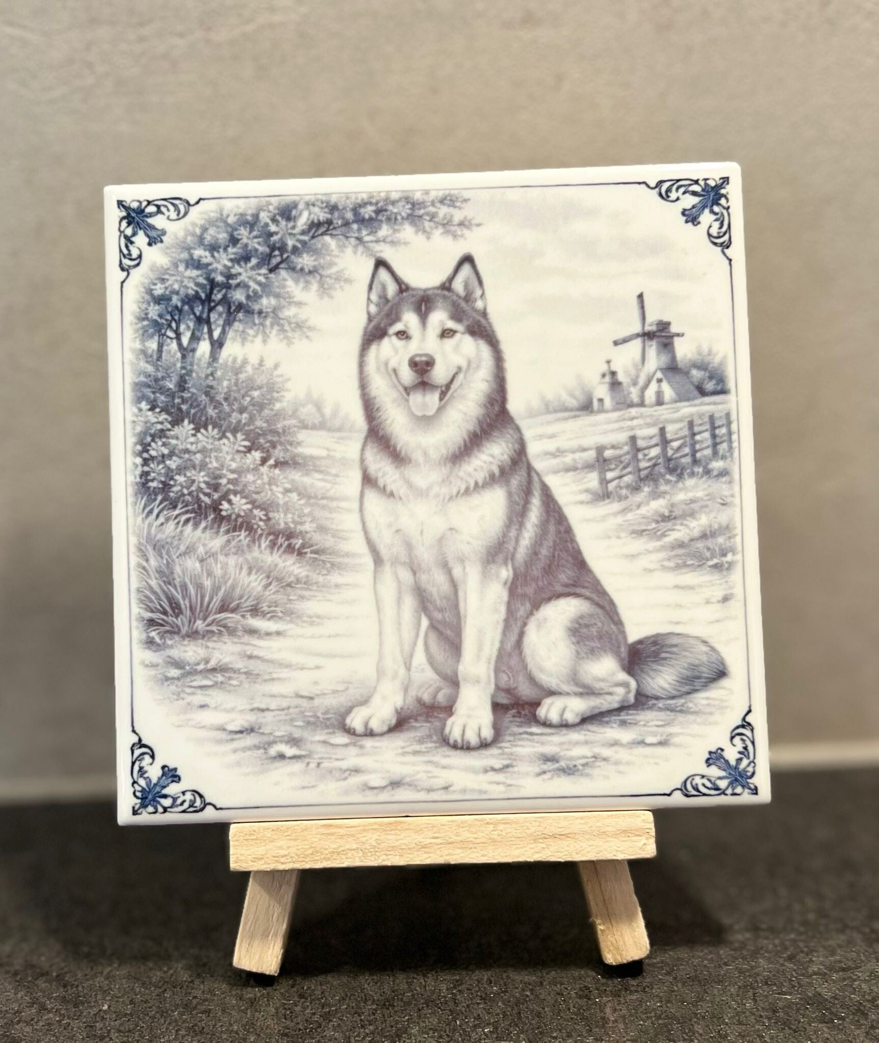 Husky Delftsblauw