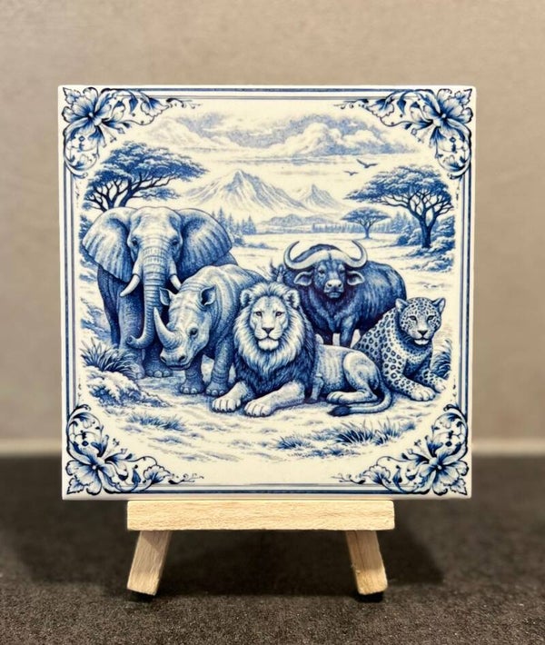 Big five Delftsblauw