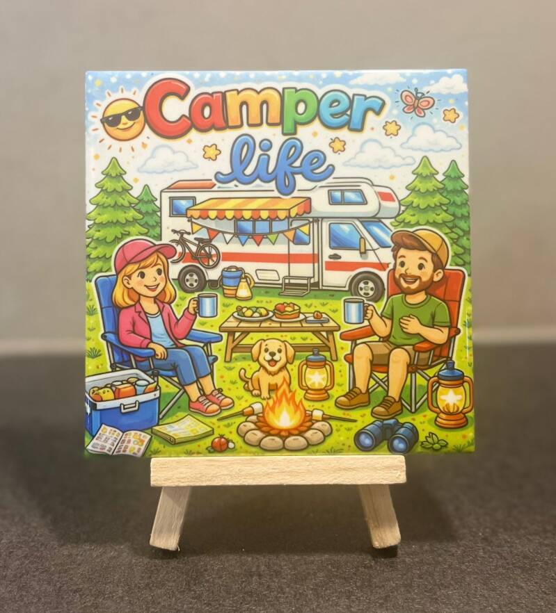 Campinglife kleurrijk