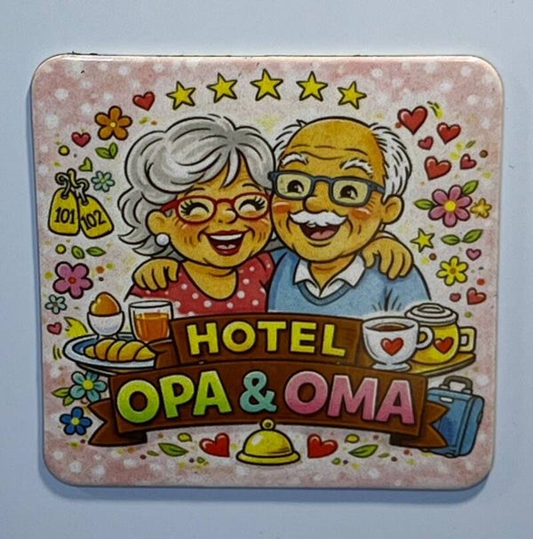 Magneet hotel Opa & Oma