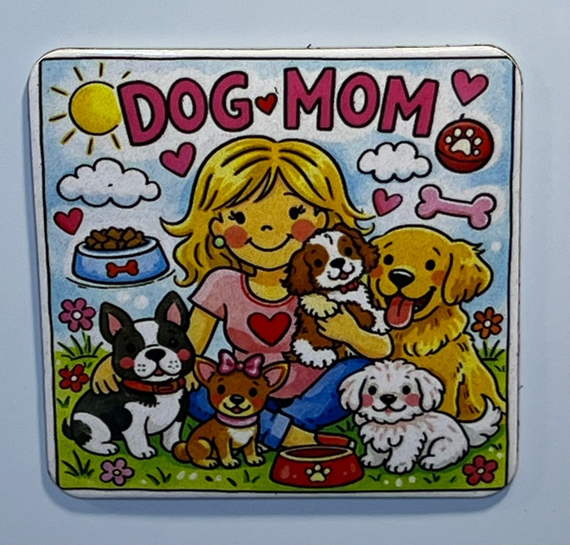 Magneet dog mom