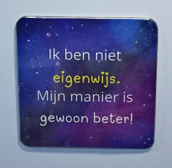 Magneet eigenwijs