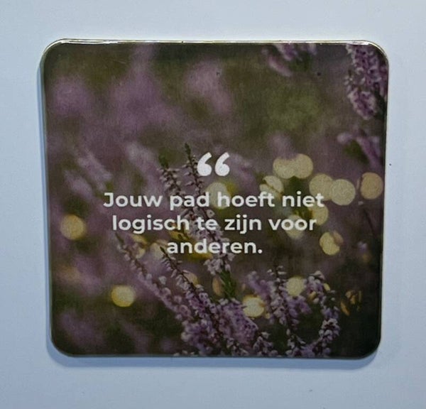 Magneet jouw pad hoeft niet logisch te zijn voor anderen