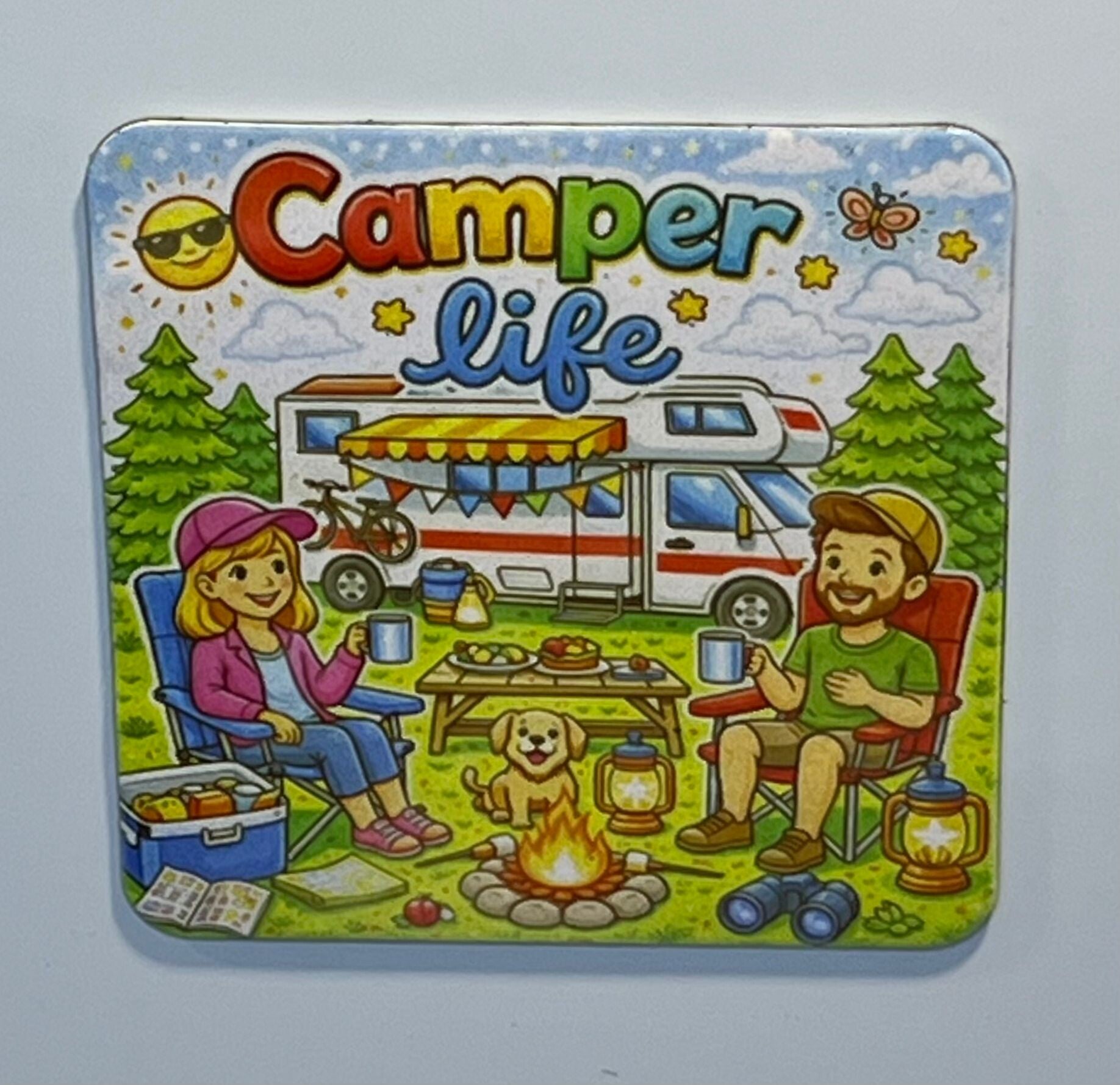 Magneet camperlife kleurrijk