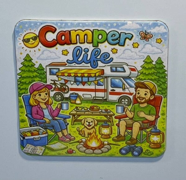 Magneet camperlife kleurrijk