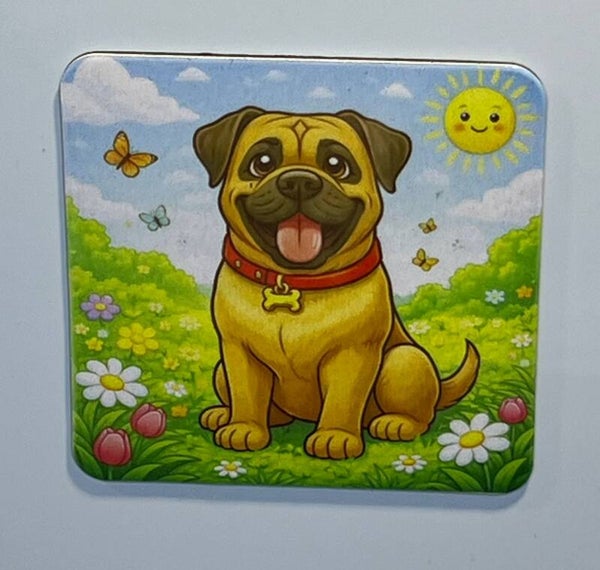Magneet mopshond