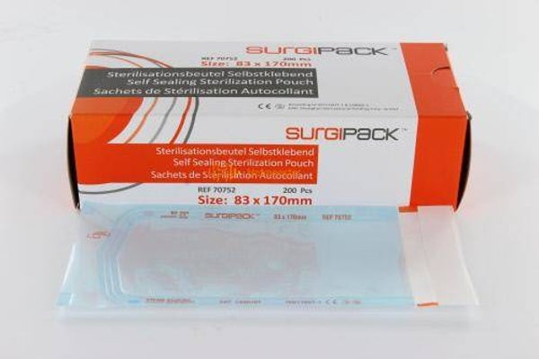 092162 FHS SURGIPACK STERILISATIE ZAKJES 8,3x17cm (200st)