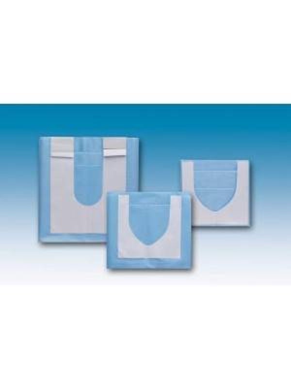12.T4254 PATIENT AFDEKDOEK STERIEL 75X90 CM, U-SHAPE 11X9CM, MET PLAKSTRIP ( 50 st.)