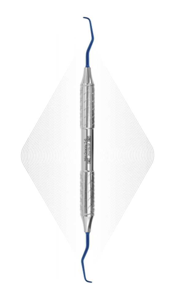 2102TBSP ErgoDenta Mini Gracey 5-6, Blue, For Implants (Titanium)