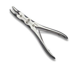 70.H0486 - CURVED BONE-CUTTING FORCEPS, DOUBLE JOINT-18 CM