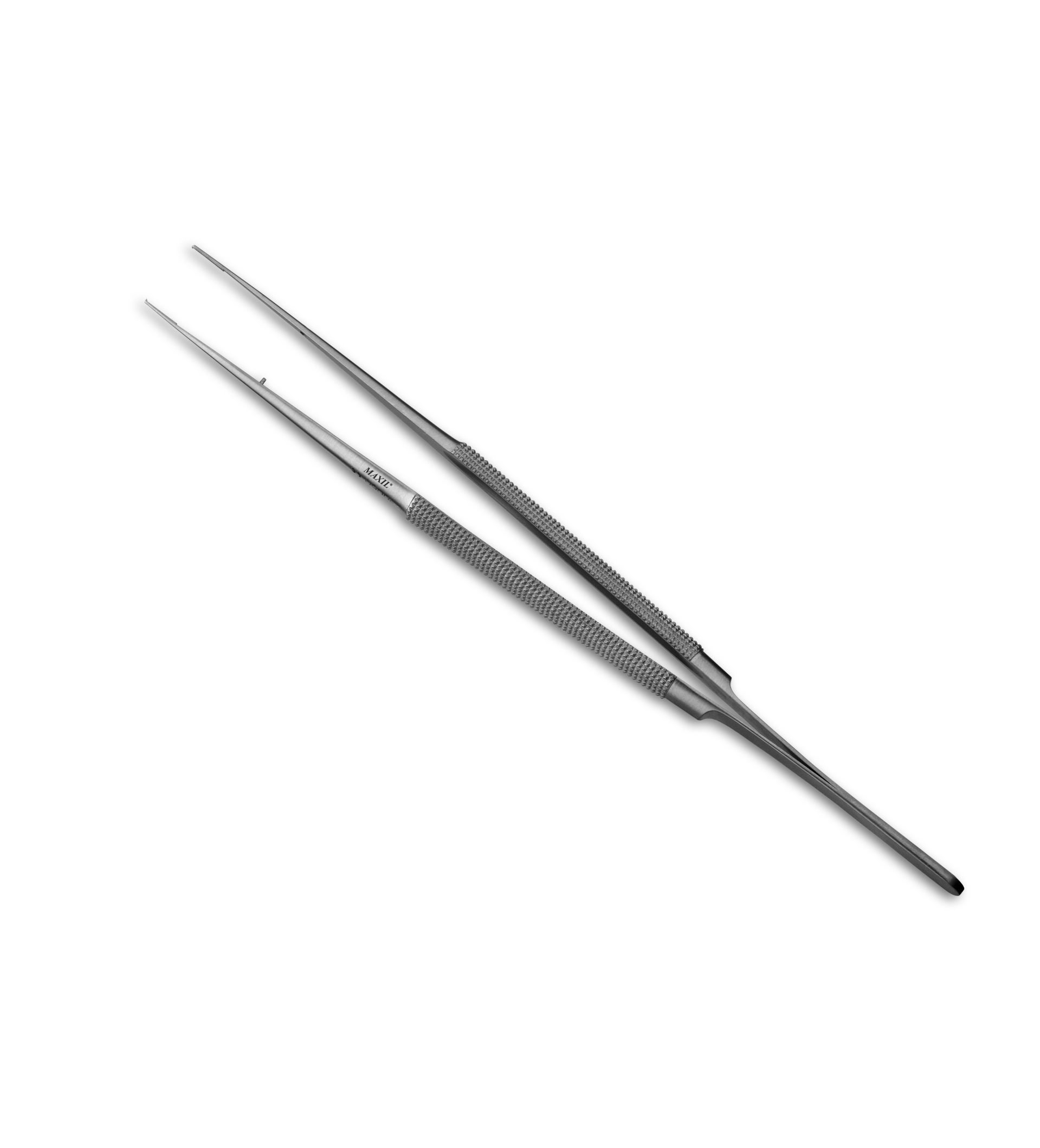 70.H1005  MAXIL MICRO WEEFSELPINCET 18 CM (TIP VLAK MET DIAMANT COATING).