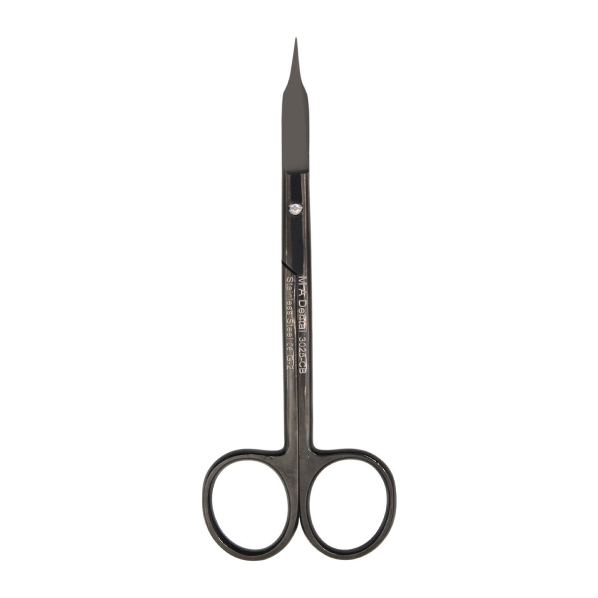 3025CB Goldman Fox scissor Curved TC-TO (Black titanium coated ...