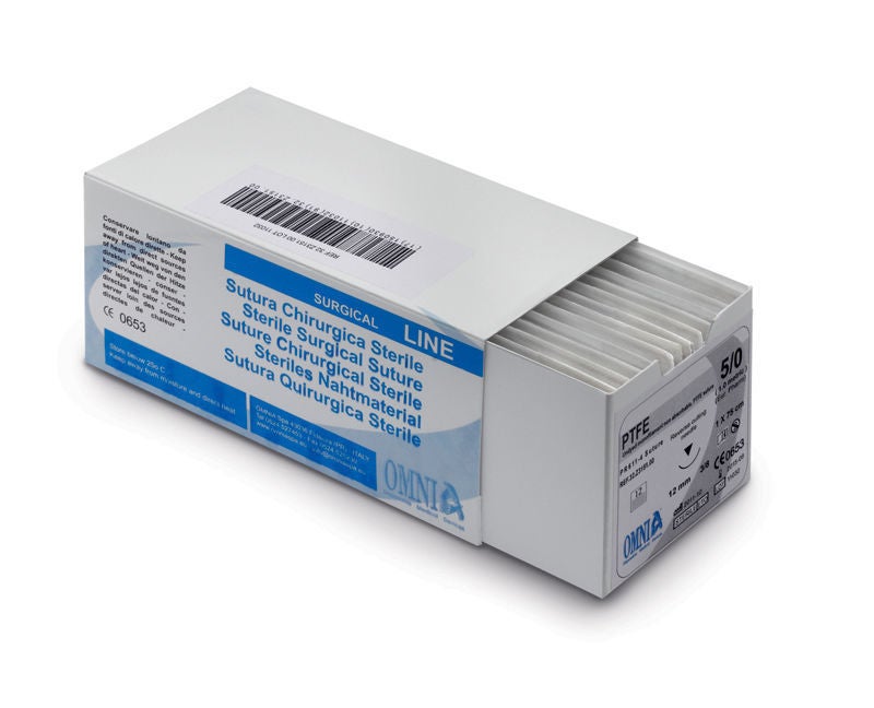 32.Z3143 PTFE SUTURE 45 CM 4/0. BLACK NEEDLE (12 st.)