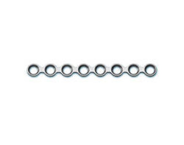 70.T0603 - STRAIGHT PLATE WITH 8 HOLES, 0.6 MM