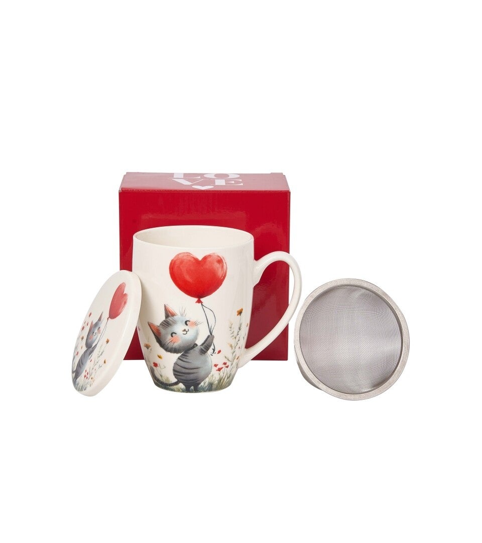 Gatto con Palloncino Infusiera 400 ml