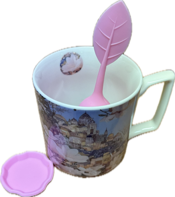 Filtro in acciaio per Tè Infusi e Tisane Rosa