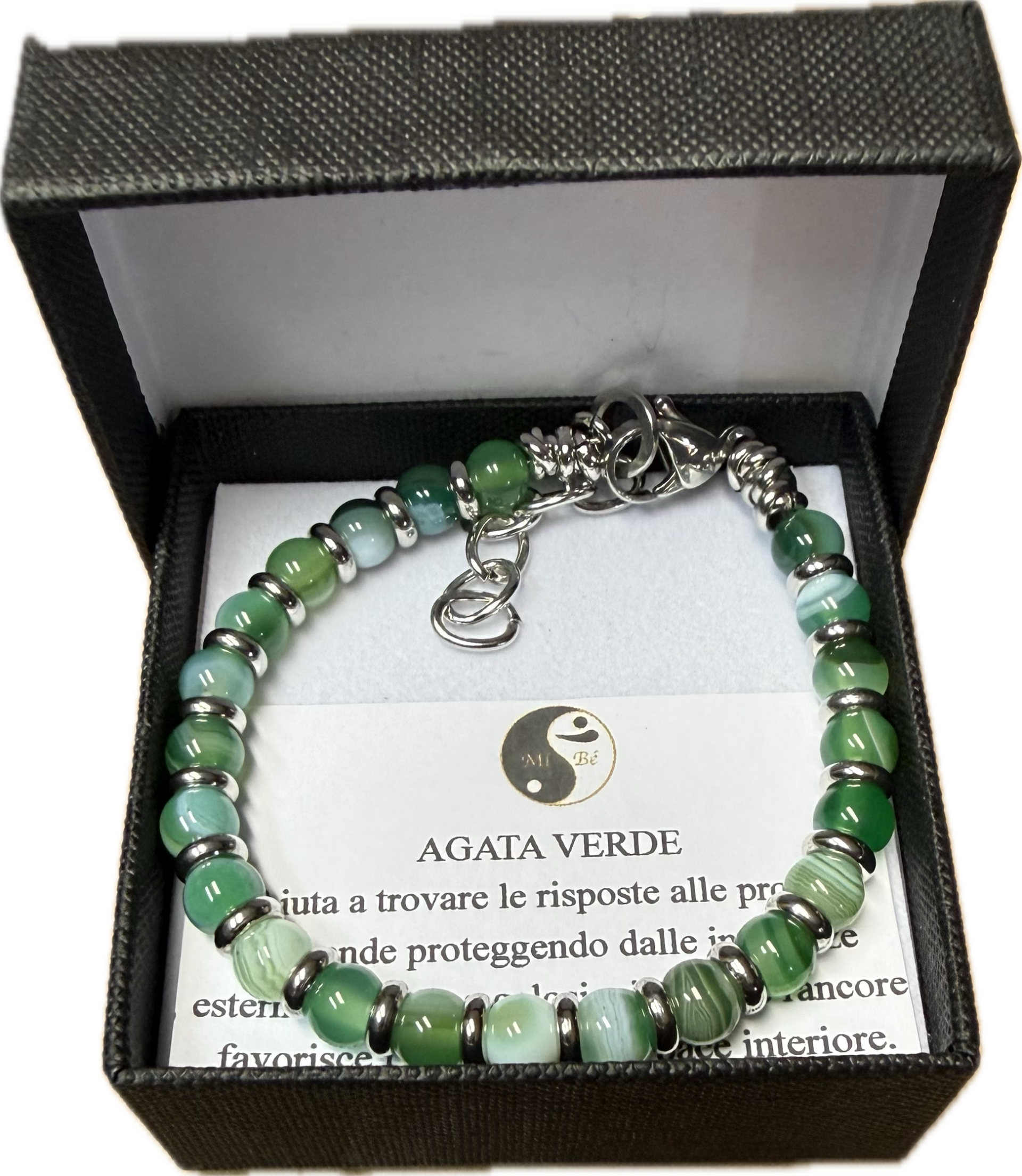 Agata Verde Striata con Rondella