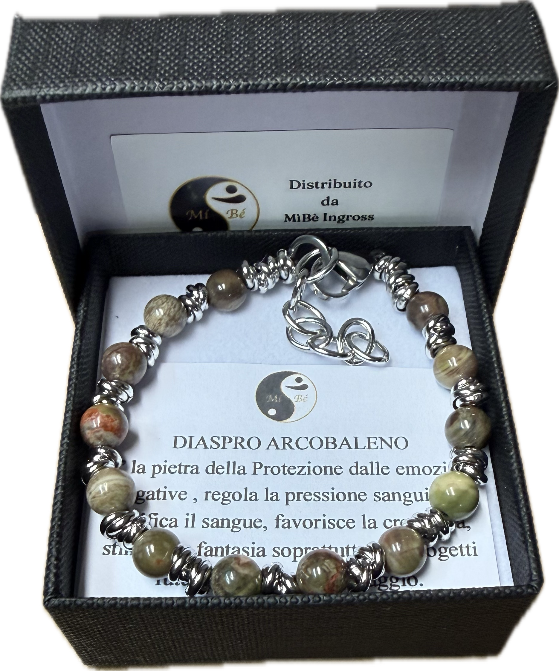 Diaspro Arcobaleno con Nodini