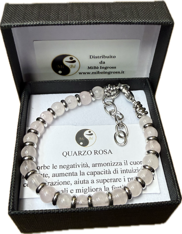 Quarzo Rosa con Rondella