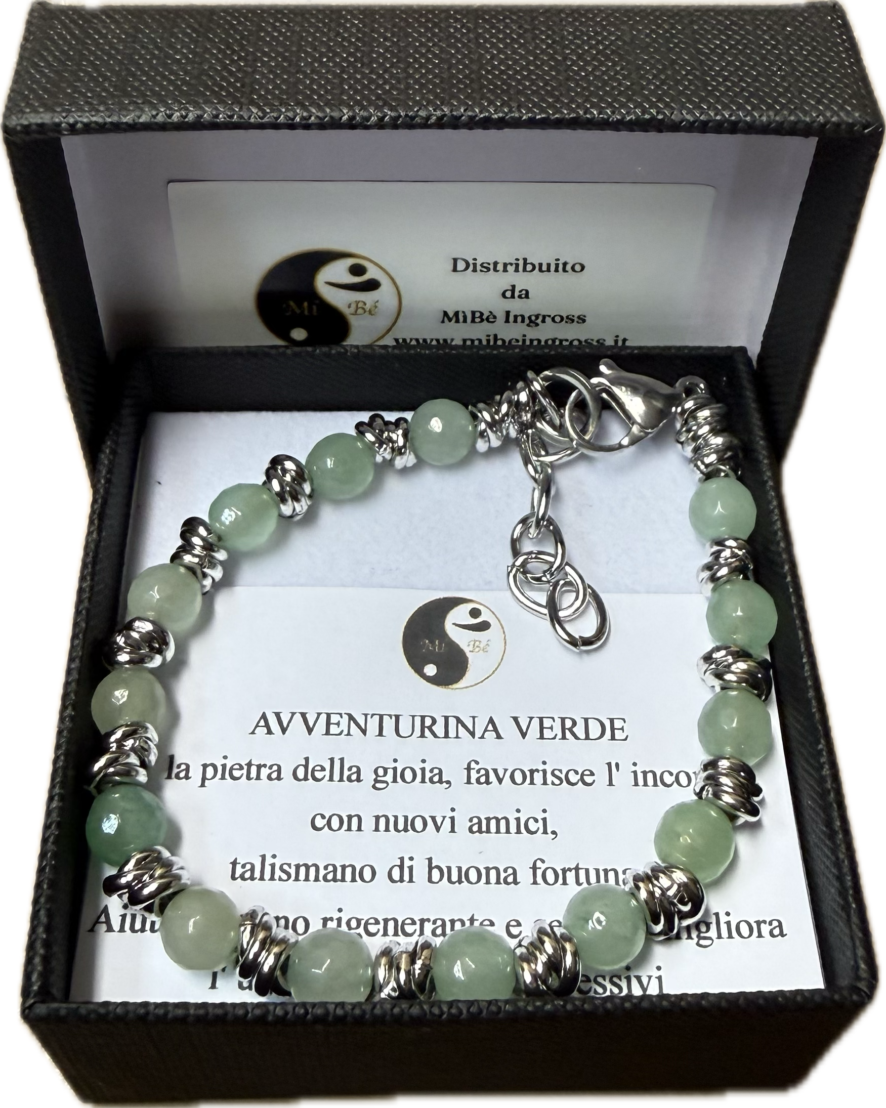Avventurina Verde Sfacettata con Nodini