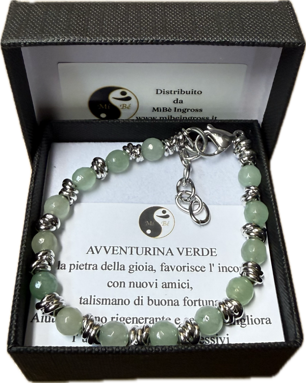 Avventurina Verde Sfacettata con Nodini
