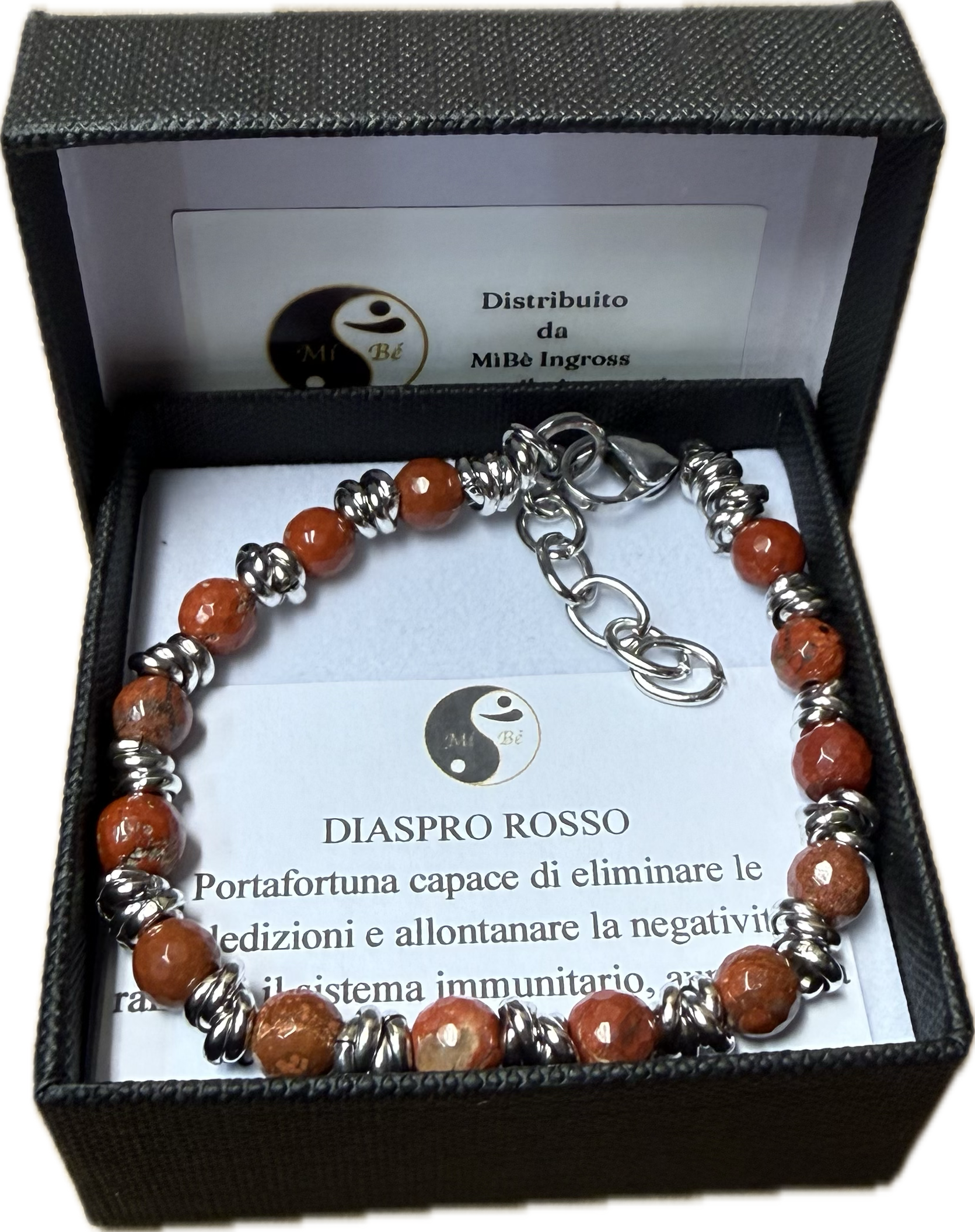 Diaspro Rosso Sfacettato con Nodini