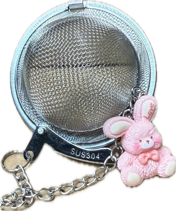 Filtro in Acciaio con Coniglietto Rosa