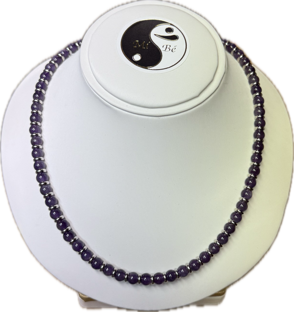 Collana Ametista con Rondella