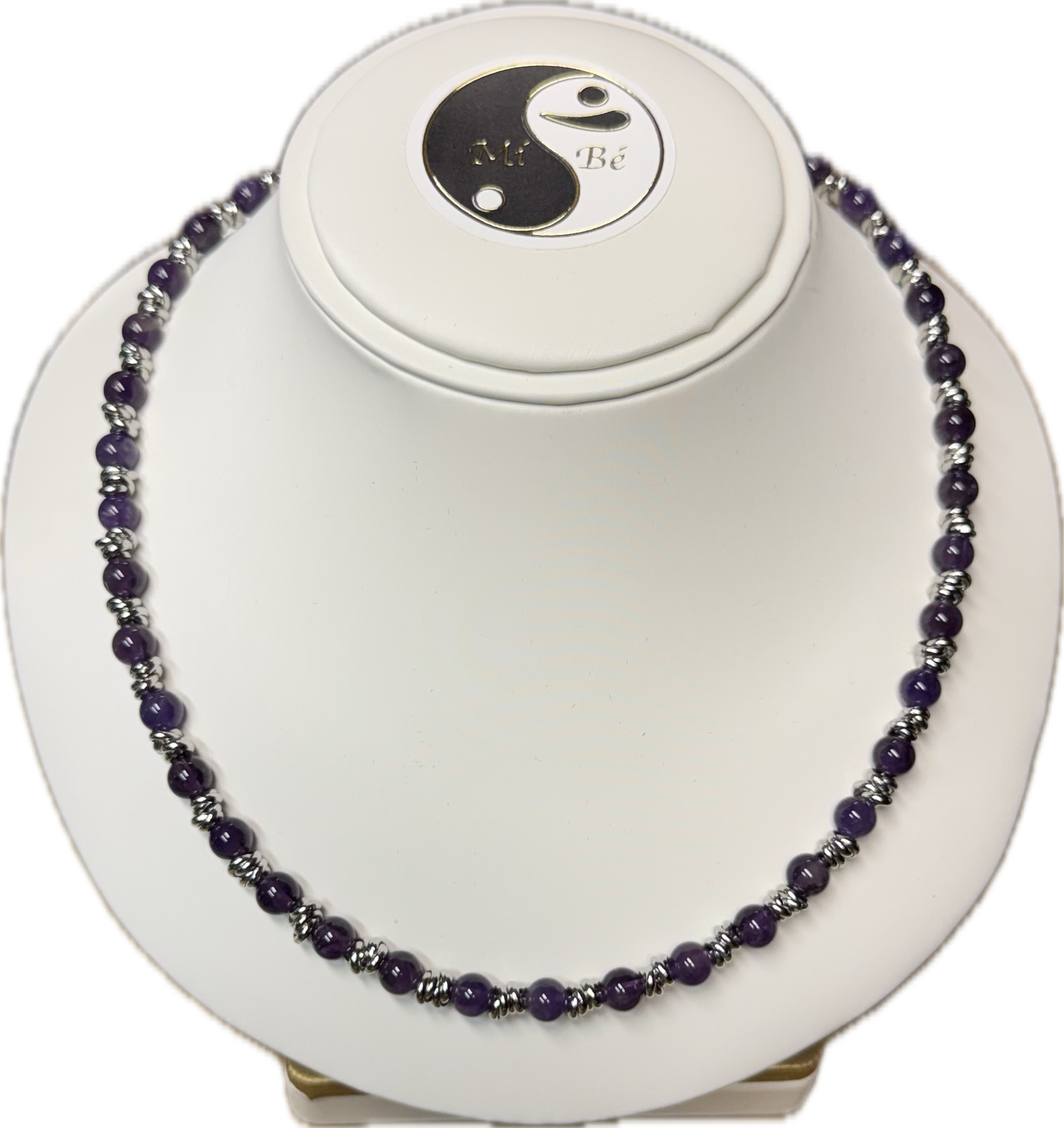 Collana Ametista con Nodini