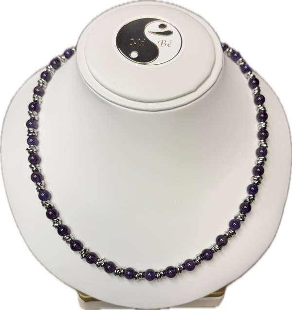 Collana Ametista con Nodini