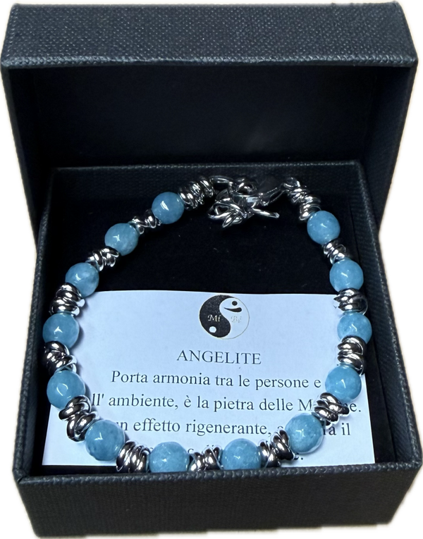 Angelite Sfacettata con Nodini