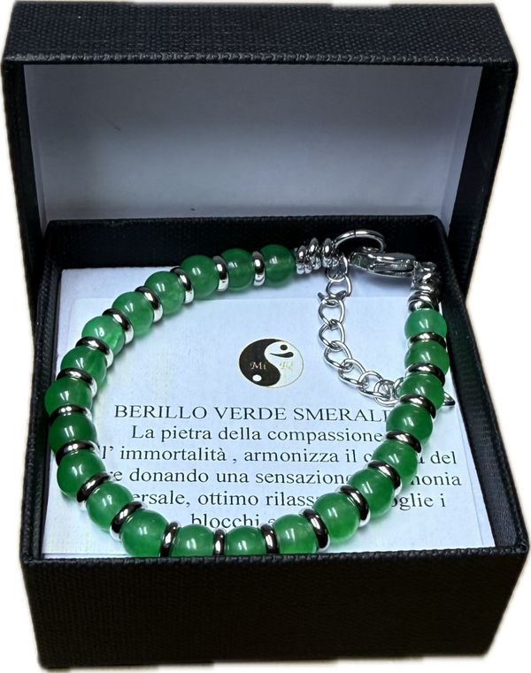 Berillo Verde Smeraldo con Rondella