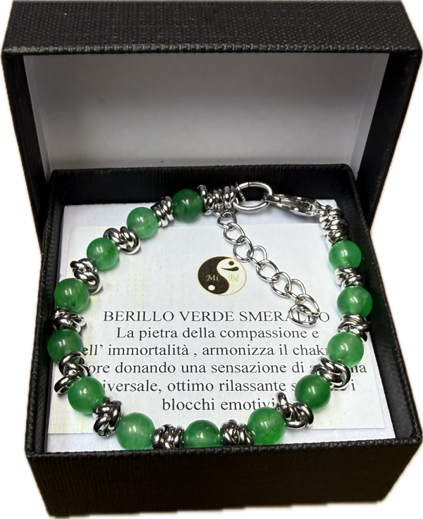 Berillo Verde Smeraldo con Nodini