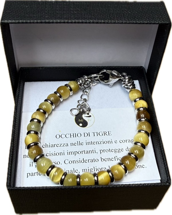 Occhio di Tigre Oro con Rondella
