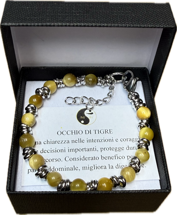 Occhio di Tigre Oro con Nodini