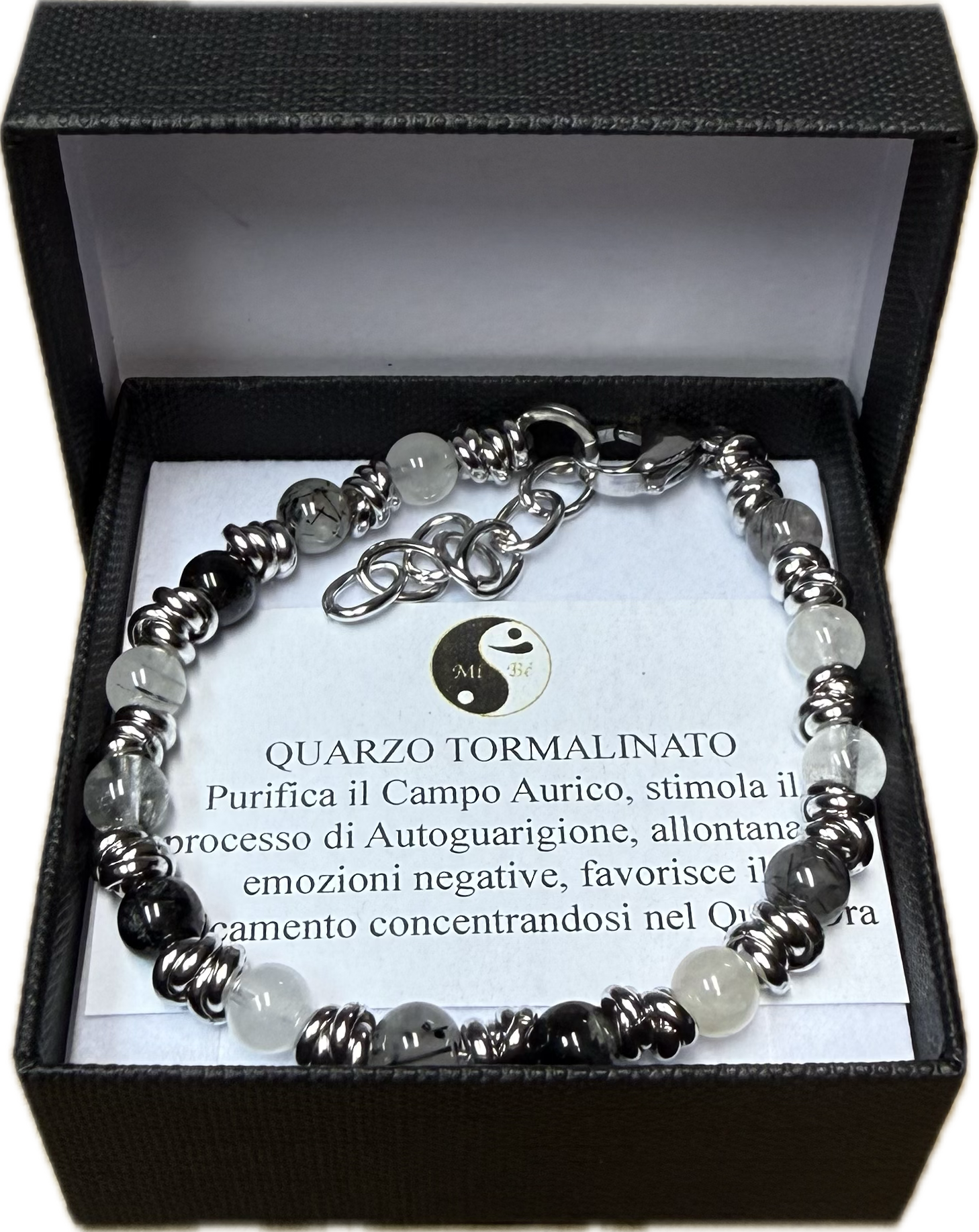 Quarzo Tormalinato con Nodini