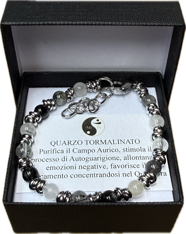 Quarzo Tormalinato con Nodini