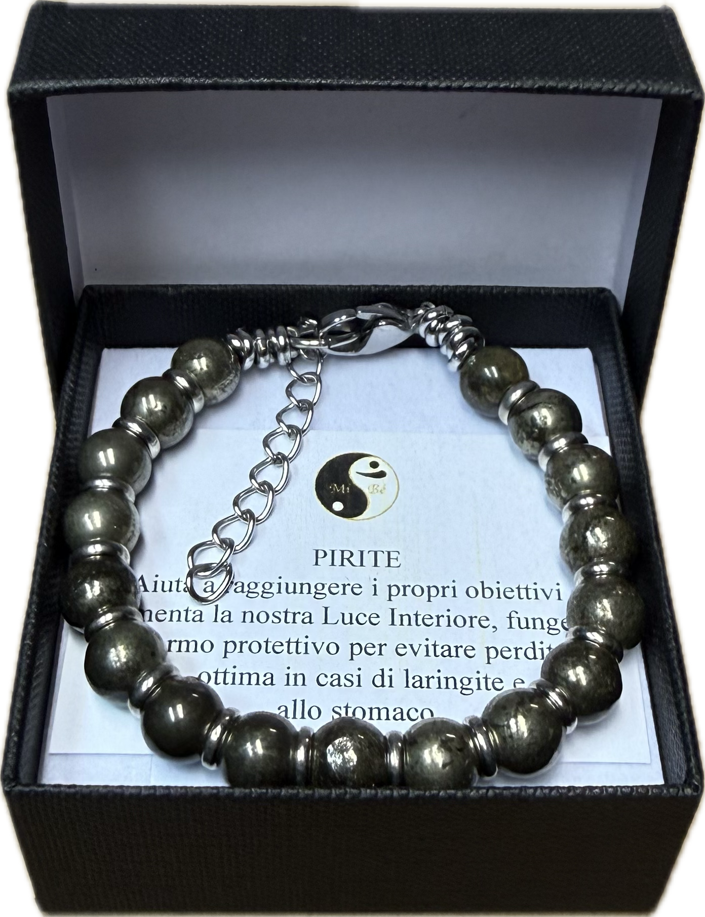Pirite 8mm con Rondella