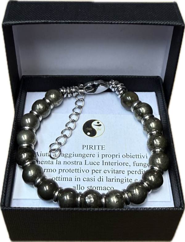 Pirite 8mm con Rondella