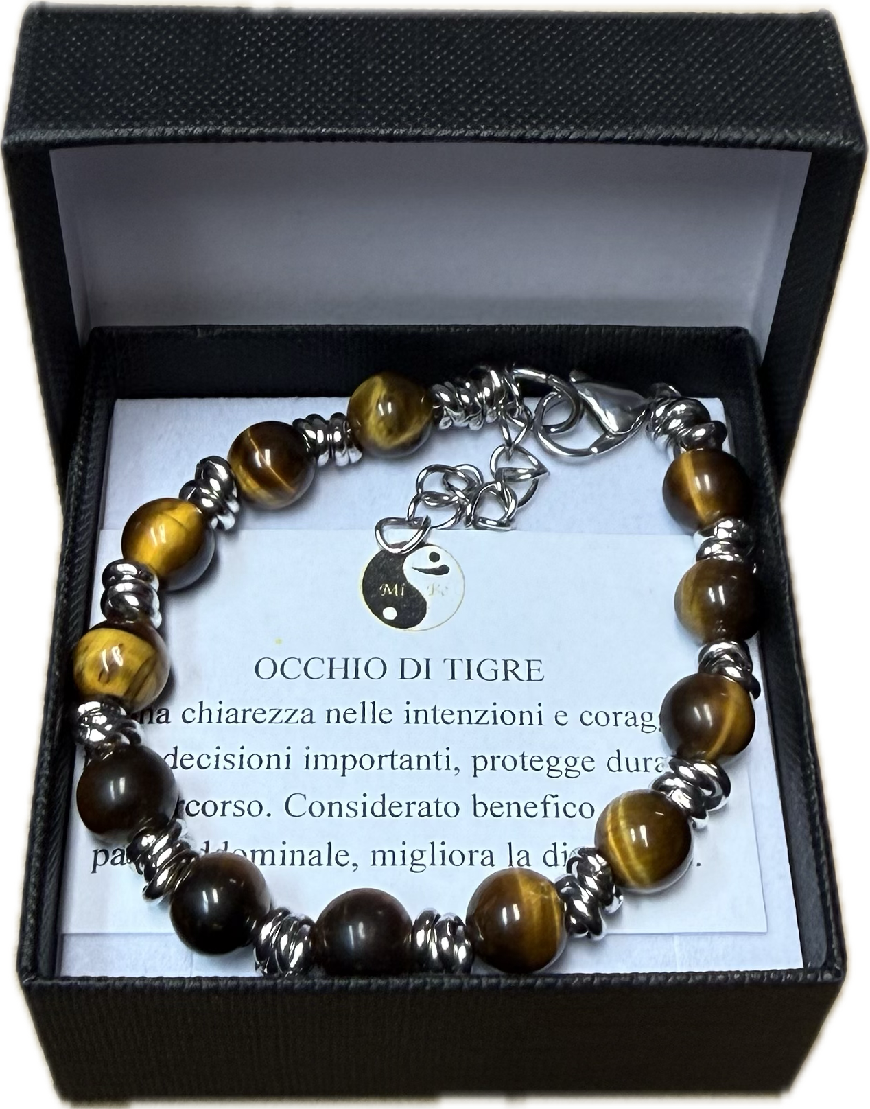Occhio di Tigre 8mm con Nodini